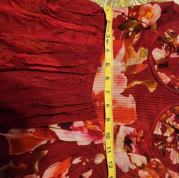 NWT HEMANT & NANDITA Vibrant Red Dress - Picture 13 of 16